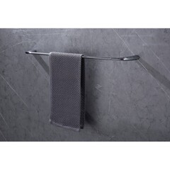 Полотенцедержатель Abber Nord 600 мм на шуруп нержавеющая сталь хром (AA1552) - фото 3