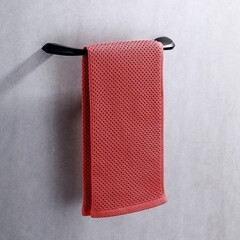 Полотенцедержатель Abber Nord 300 мм на шуруп нержавеющая сталь черный матовый (AA1551B) - фото 2