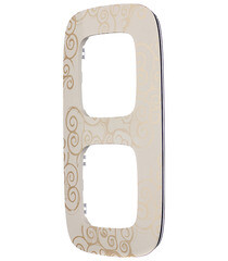 Рамка Legrand Valena Allure двухместная нарцисс золото (754352) - фото 2