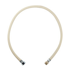 Шланг для газа ПВХ армированный 1/2 ВР(г) х 1/2 НР(ш) 100 см белый - фото 3