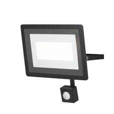 Прожектор светодиодный Maytoni Flood Outdoor 4000К 50 Вт IP65 с датчиком движения черный