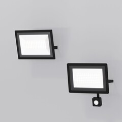 Прожектор светодиодный Maytoni Flood Outdoor 4000К 50 Вт IP65 с датчиком движения черный - фото 3