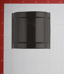 Соединение желоба Docke Lux пластиковое d140 мм шоколад RAL 8019 - фото 4