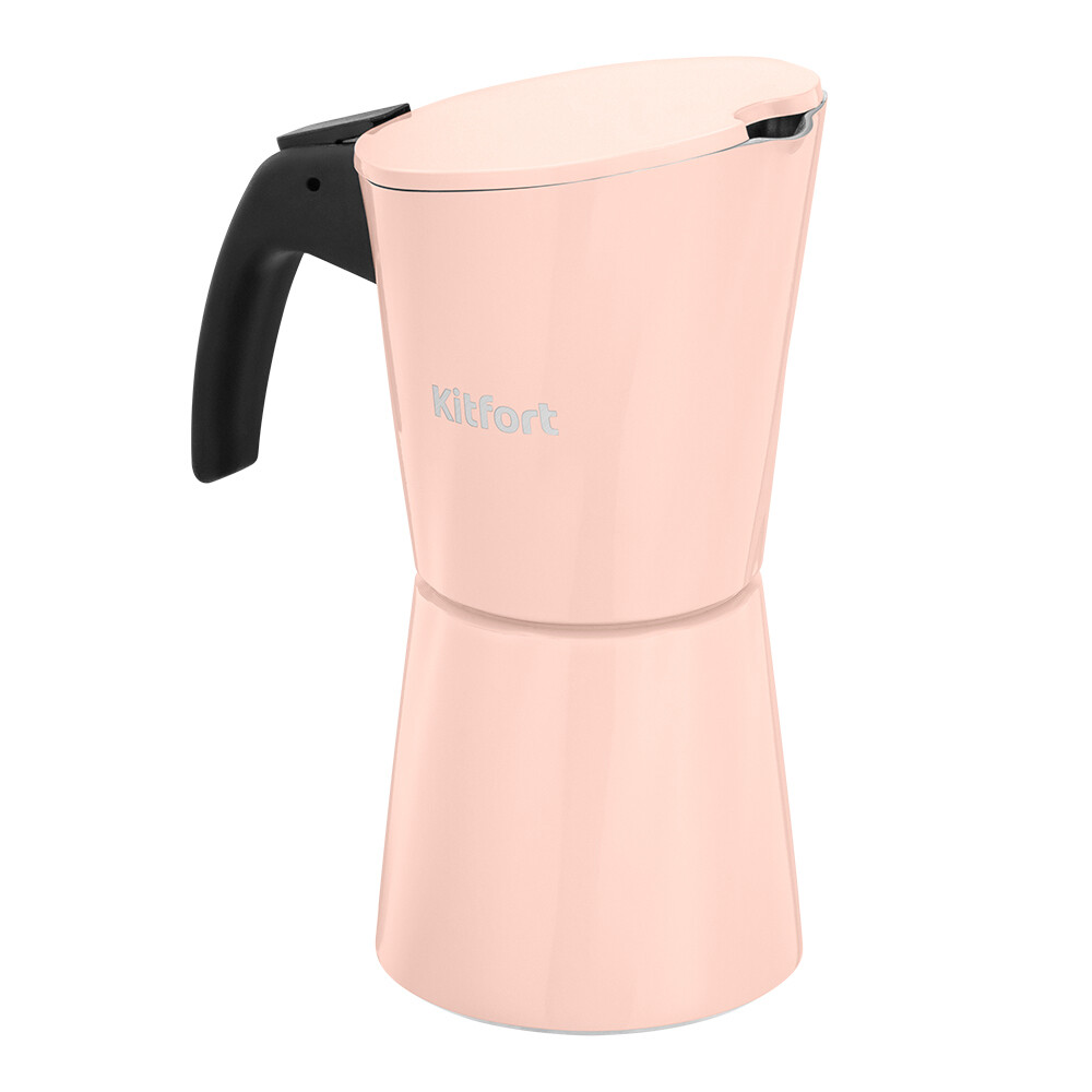 Кофеварка гейзерная Kitfort КТ-7585 розовая
