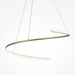 Люстра светодиодная подвесная Maytoni Curve 31 Вт 2600-3500К 15,5 кв.м (MOD242PL-L33BSK) - фото 8