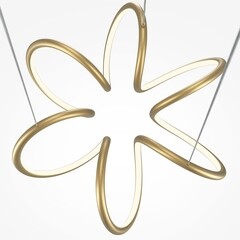 Люстра светодиодная подвесная Maytoni Curve 52 Вт 2600-3500К 26 кв.м (MOD241PL-L60BSK) - фото 8