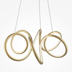 Люстра светодиодная подвесная Maytoni Curve 52 Вт 2600-3500К 26 кв.м (MOD241PL-L60BSK) - фото 7