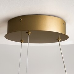 Люстра светодиодная подвесная Maytoni Curve 52 Вт 2600-3500К 26 кв.м (MOD241PL-L60BSK) - фото 4