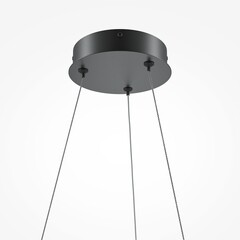 Люстра светодиодная подвесная Maytoni Curve 52 Вт 3000-4000К 26 кв.м (MOD241PL-L60BK) - фото 6