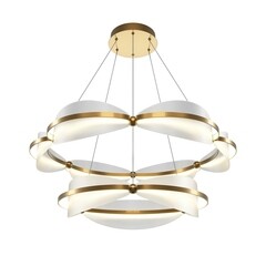 Люстра светодиодная подвесная Maytoni Breeze 80 Вт 3000К 40 кв.м (MOD281PL-L80BS3K) - фото 1