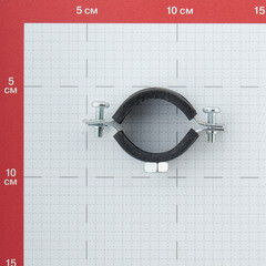 Хомут сантехнический 1" 31-35 мм оцинкованная сталь (50 шт.) - фото 2