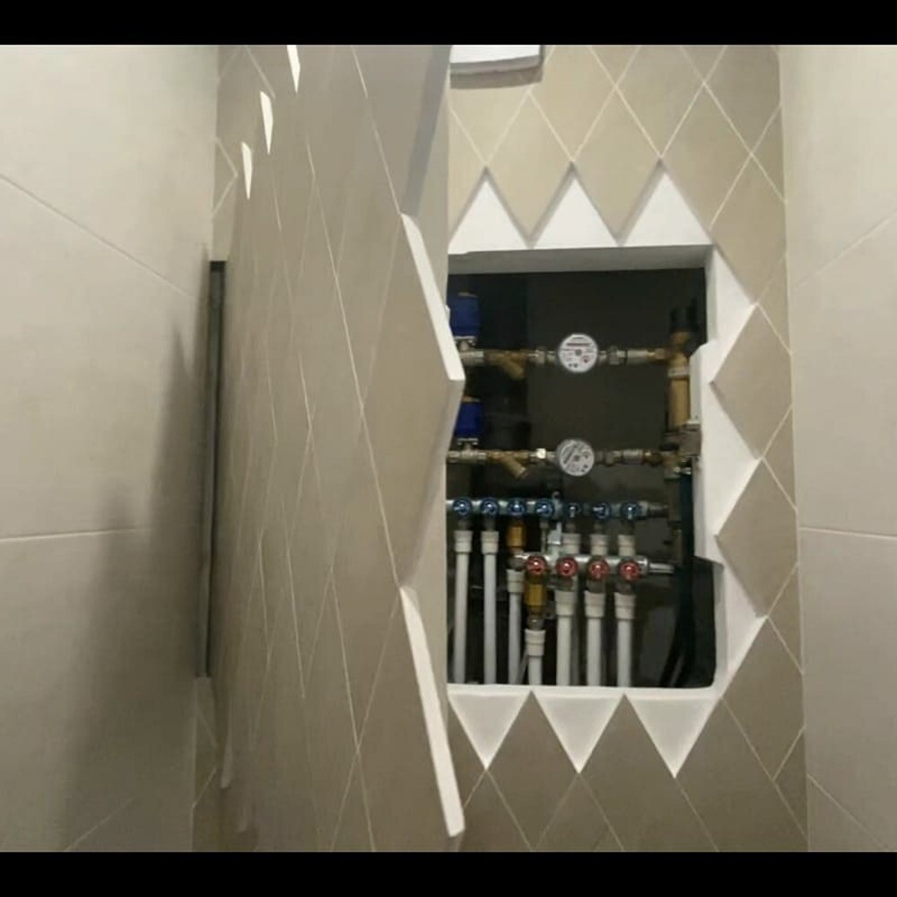 

Люк ревизионный под плитку Shagma стальной 300х600 мм скрытый нажимной, Серый