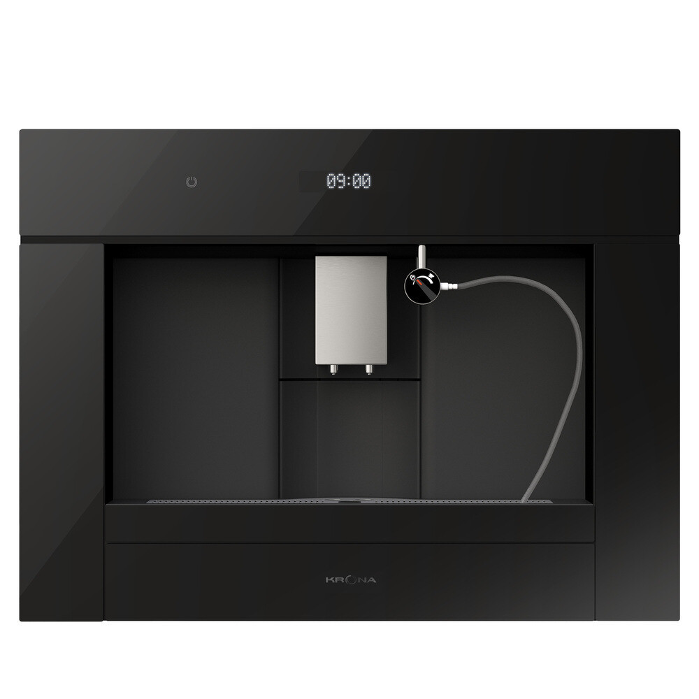 

Кофемашина автоматическая встраиваемая Krona Onyx 45H coffee BL/BL черная