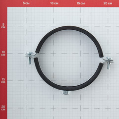Хомут сантехнический 4" 108-114 мм оцинкованная сталь (10 шт.) - фото 2
