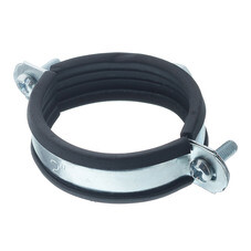 Хомут сантехнический 2" 59-63 мм оцинкованная сталь (20 шт.)