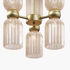 Люстра подвесная Maytoni Antic E14 240 Вт 12 кв.м (MOD302PL-06CG) - фото 5