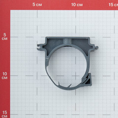 Кронштейн сантехнический 50 мм пластик для крепления фановых труб - фото 2