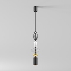 Светильник подвесной Maytoni Monochrome GU10 7 Вт 3,5 кв.м черный IP20 (MOD071PL-L8B3K3) - фото 11