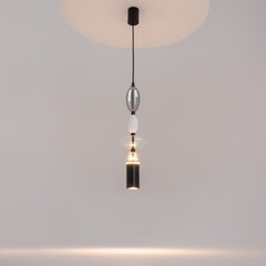 Светильник подвесной Maytoni Monochrome GU10 7 Вт 3,5 кв.м черный IP20 (MOD071PL-L8B3K3) - фото 5