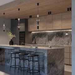 Светильник подвесной Maytoni Monochrome GU10 7 Вт 3,5 кв.м черный IP20 (MOD071PL-L8B3K3) - фото 3