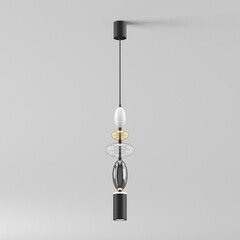 Светильник подвесной Maytoni Monochrome GU10 7 Вт 3,5 кв.м черный IP20 (MOD071PL-L8B3K1) - фото 10