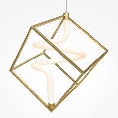 Светильник светодиодный подвесной Maytoni Membrane 3000К 11 Вт 5,5 кв.м латунь IP20 (MOD345PL-L11BS3K) - фото 3