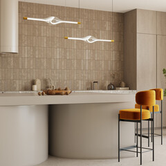 Светильник светодиодный подвесной Maytoni Loop 3000К 23 Вт 11,5 кв.м латунь IP20 (MOD290PL-L23BS3K) - фото 3