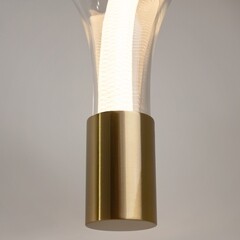 Светильник светодиодный подвесной Maytoni Loop 3000К 14 Вт 7 кв.м латунь IP20 (MOD290PL-L14BS3K) - фото 6