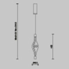 Светильник светодиодный подвесной Maytoni Loop 3000К 14 Вт 7 кв.м латунь IP20 (MOD290PL-L14BS3K) - фото 2