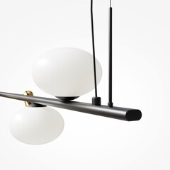 Светильник подвесной Maytoni Inversio G9 56 Вт 4 кв.м черный IP20 (MOD350PL-02BBS) - фото 7