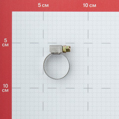 Хомут червячный обжимной 16-27 мм нержавеющая сталь (2 шт.) - фото 2