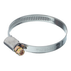 Изображение товара Хомут червячный обжимной 40-60 мм нержавеющая сталь (2 шт.)