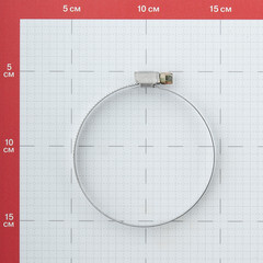 Хомут червячный обжимной 70-90 мм нержавеющая сталь (2 шт.) - фото 2