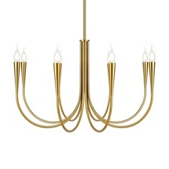 Люстра подвесная Freya Branches E14 320 Вт 25 кв.м (FR5253PL-08BS) - фото 5