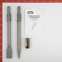 Отбойный молоток электрический КМ 1600 Вт 41 Дж HEX 30 (DH-1601) - фото 4