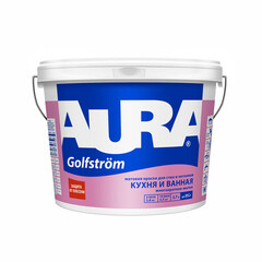 Краска моющаяся Aura Interior Golfstrom особопрочная для ванной и кухни база А белая 2,7 л - фото 10