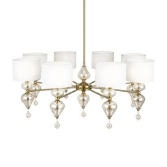 Люстра подвесная Freya Raise E14 320 Вт 25 кв.м (FR5369CL-08BS) - фото 4