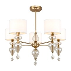 Люстра подвесная Freya Raise E14 200 Вт 15 кв.м (FR5369CL-05BS) - фото 1