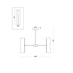 Люстра подвесная Freya Fiore E14 400 Вт 30 кв.м (FR5368CL-10BS) - фото 2