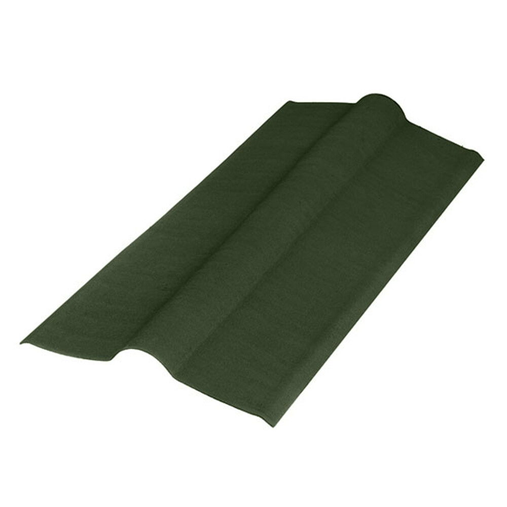 Изображение товара Конек Ондулин зеленый 1 метр для кровли и ребер крыши