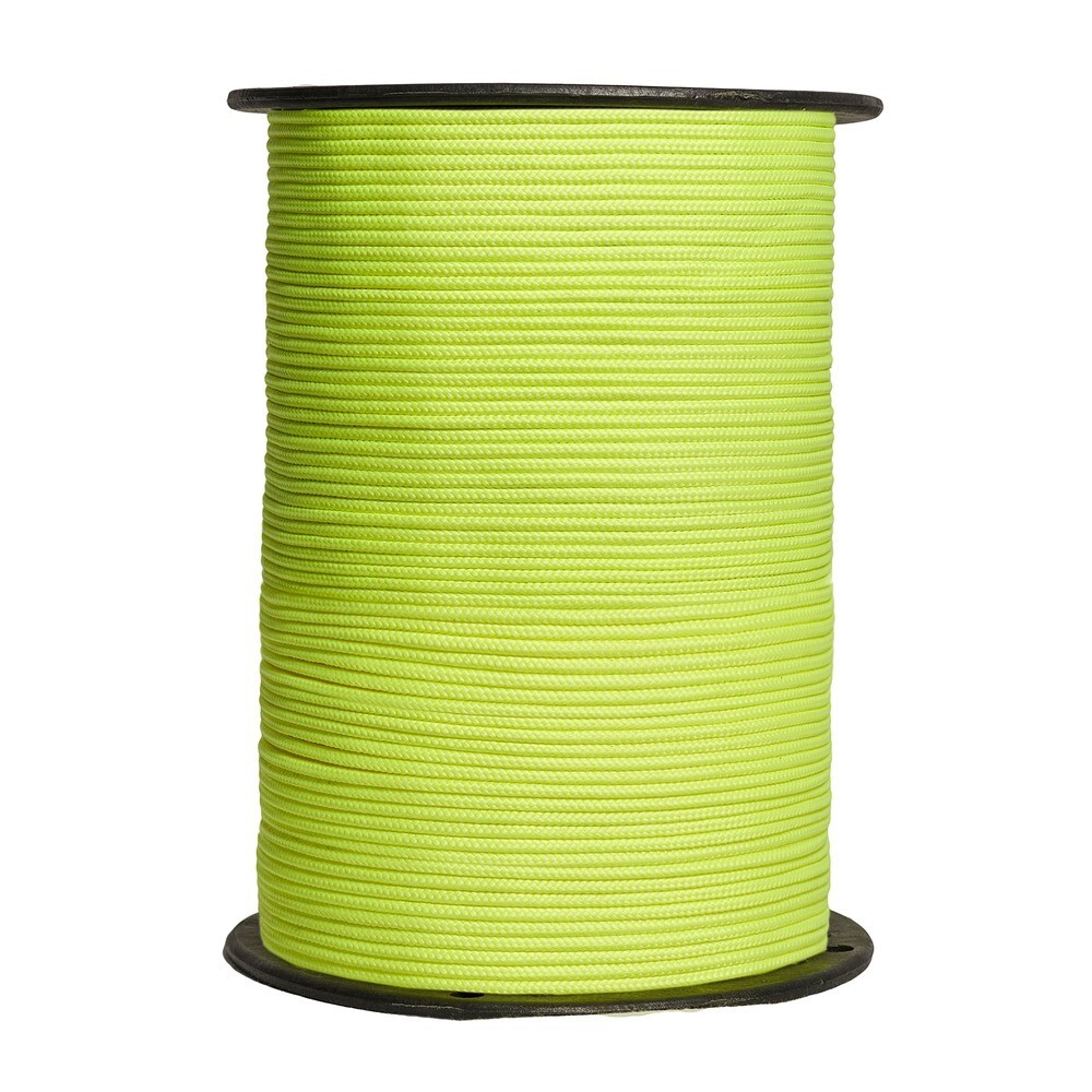 Шнур плетеный полипропиленовый 16 прядей d4 мм 300 м МДС неоновый повышенной плотности