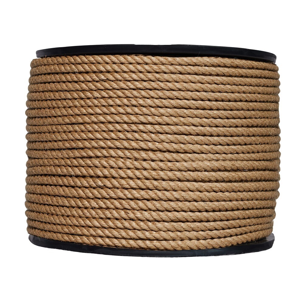 Канат крученый джутовый 3 пряди d8 мм 200 м МДС