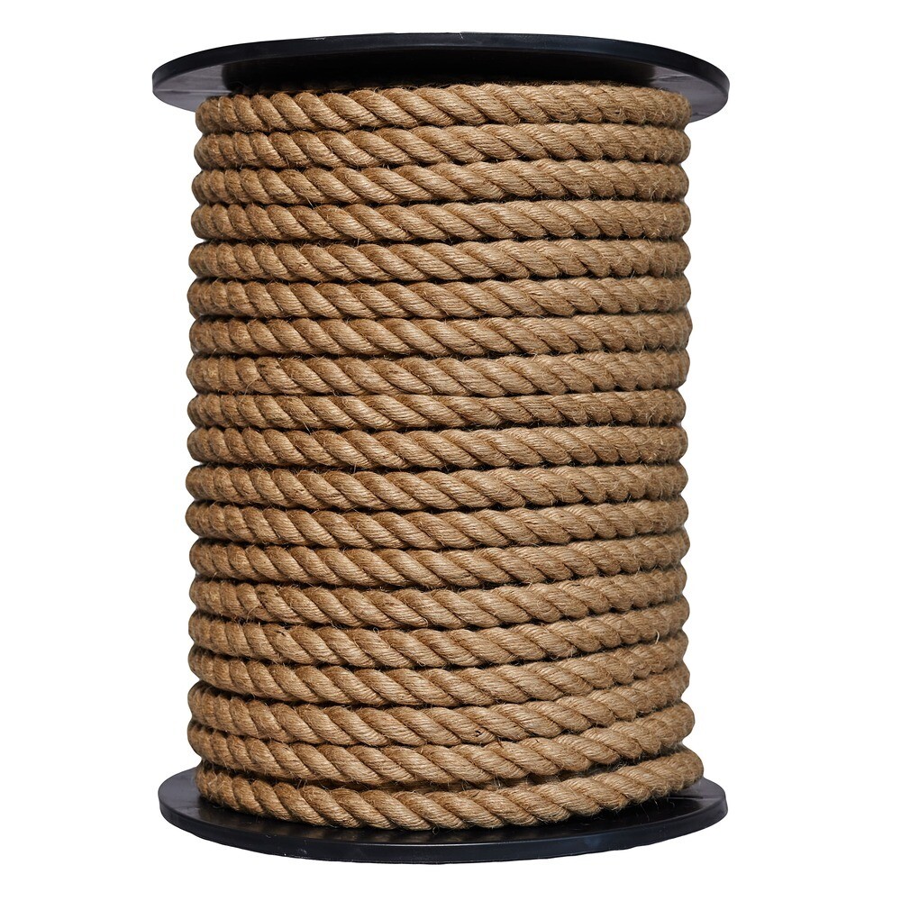 Канат крученый джутовый 3 пряди d16 мм 70 м МДС