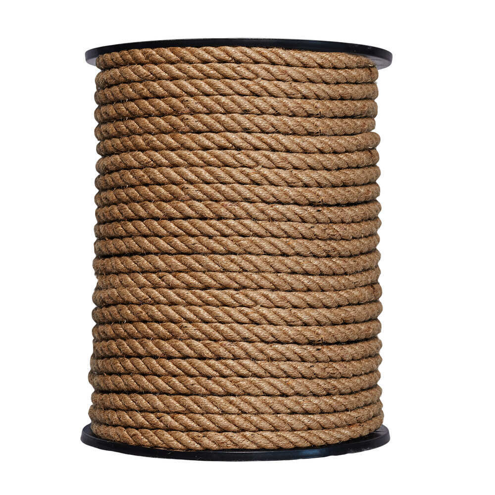 Канат крученый джутовый 3 пряди d14 мм 100 м МДС