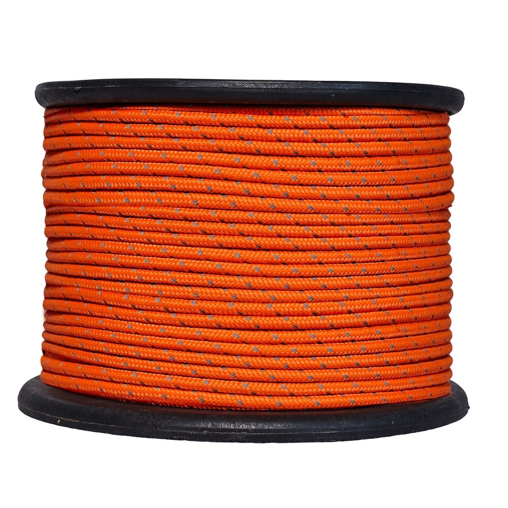 Шнур плетеный полипропиленовый 16 прядей d8 мм 200 м МДС светоотражающий