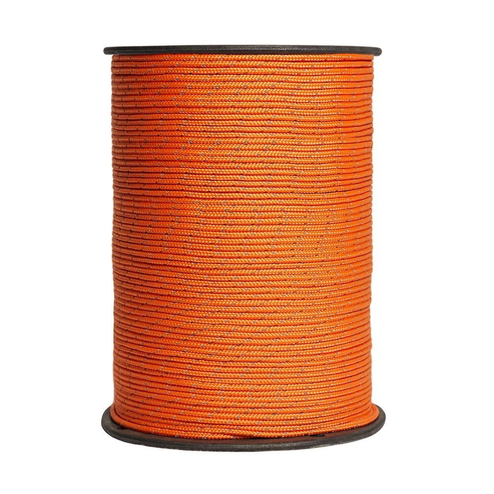 Шнур плетеный полипропиленовый 16 прядей d4 мм 300 м МДС светоотражающий