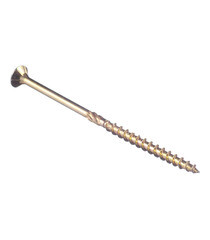 Саморезы по дереву 100x5,0 мм потайная головка конструкционные (6 шт.) - фото 2