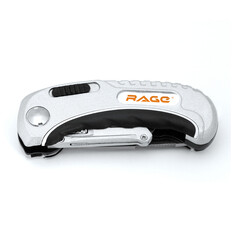 Нож строительный Rage by Vira 2 в 1 19 мм с трапециевидным выдвижным лезвием двухкомпонентный корпус - фото 8