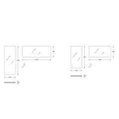 Зеркало с подсветкой прямоугольное 45х90 см бесконтактный сенсор Kerama Marazzi Vetrata S (VE.S.mi.90\WHT) - фото 10