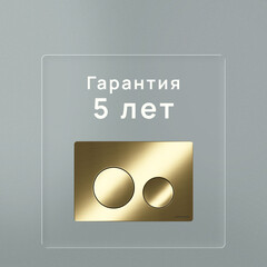 Клавиша смыва для инсталляций Ceramicanova Balance Circle брашированное золото (CN12-001BG) - фото 3